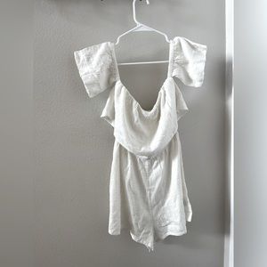Roxy white boho romper